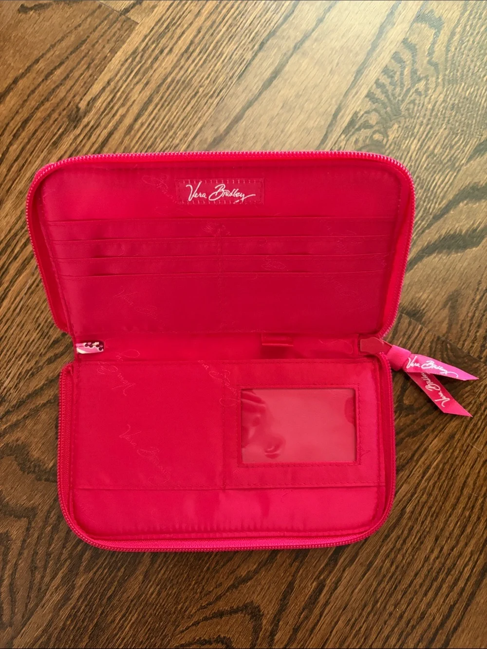 Vera Bradley Raspberry Fizz Zip-Around Wallet - Picture 3 of 3